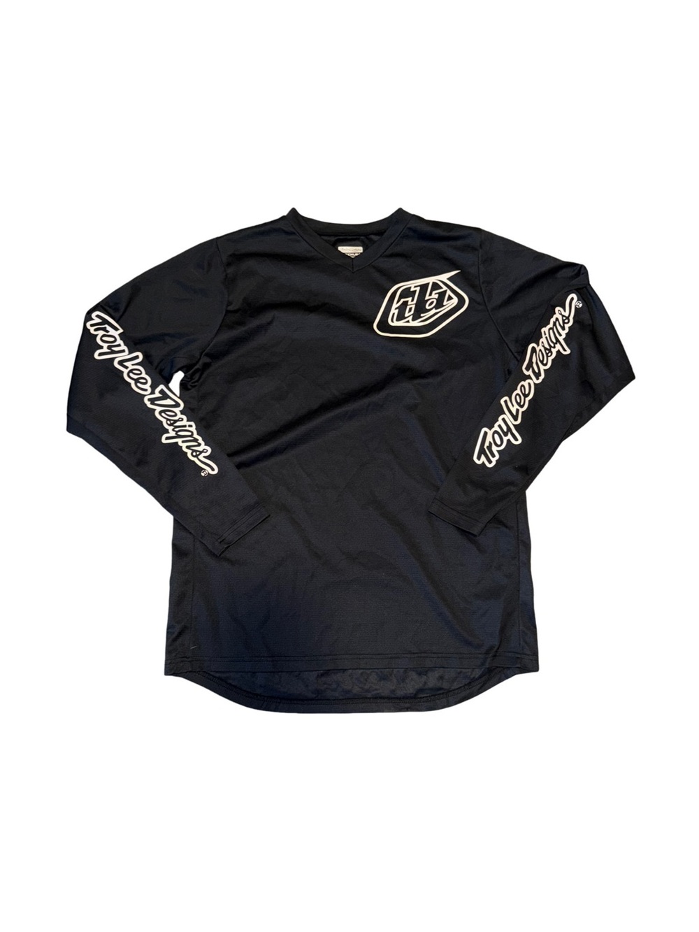 Men's TroyLee designs Black Long Sleeve Logo Jersey size medium